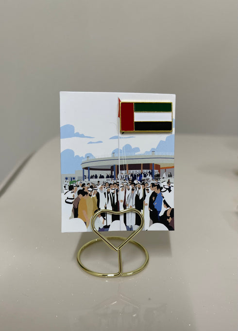 oh, Wanted Studio Favors - UAE Flag Brooch Badge